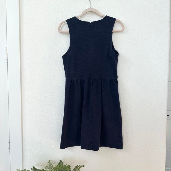 Madewell Sleeveless Fit & Flare Dress in Navy, Size M, Excellent Condition - Picture 4 of 4